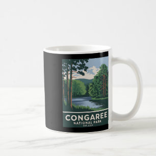 Taza De Café Congaree National Park Campingismo Vintage Senderi