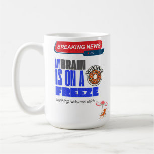 Taza De Café Congelación cerebral