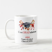 ConGRADulations ,Regalo de graduación personalizad