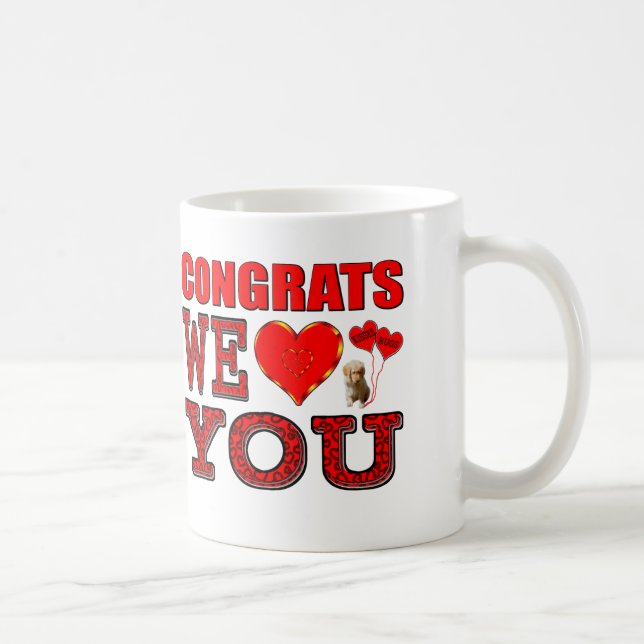 Taza De Café Congrats le amamos (Derecha)