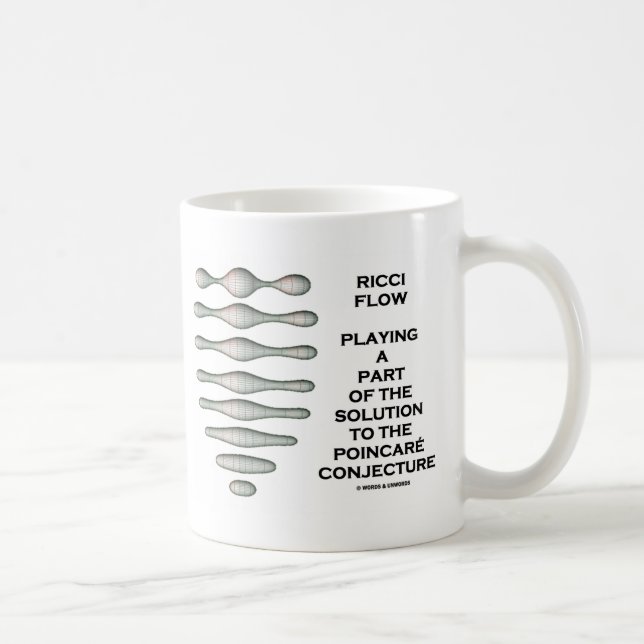 Taza De Café Conjetura de Poincaré de la solución del flujo de (Derecha)