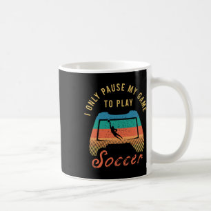 Taza De Café Conjunto de cita divertida de fútbol para un jugad