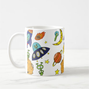 Taza De Café Conjunto de ilustraciones personalizados sobre el