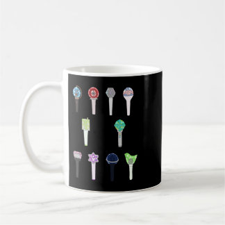 TAZA DE CAFÉ CONJUNTO DE LUCES DEL GRUPO DE NIÑOS KPOP