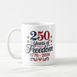 Taza De Café Conmemoración del 250 Aniversario de América