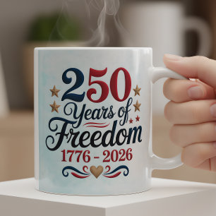 Taza De Café Conmemoración del 250 Aniversario de América