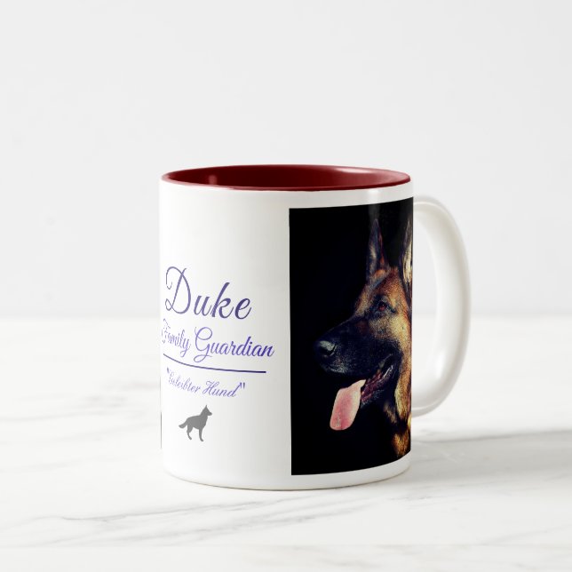 Taza de café conmemorativa del regalo del mascota (Anverso derecho)