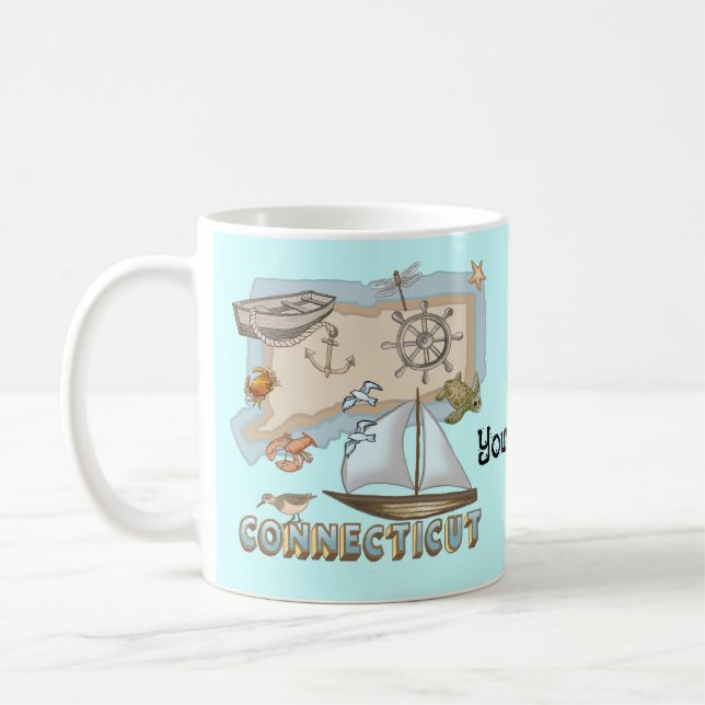 Taza De Café Connecticut (Izquierda)
