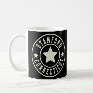 Taza De Café Connecticut Stamford Retro Vintage