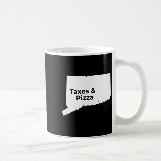 Taza De Café Connecticut Taxes &amp; Connecticut Zza  (Derecha)