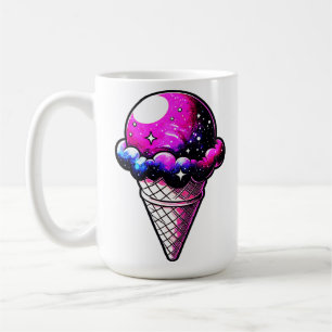 Taza De Café Cono de crema espacial 205