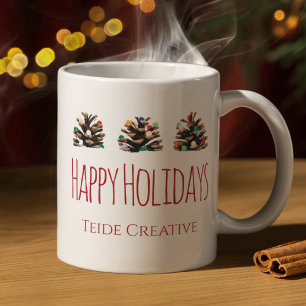 Taza De Café Cono de feriados corporativos de Coffee Mug de Nav