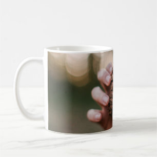 Taza De Café Cono de pino al aire libre madera de árbol de cono