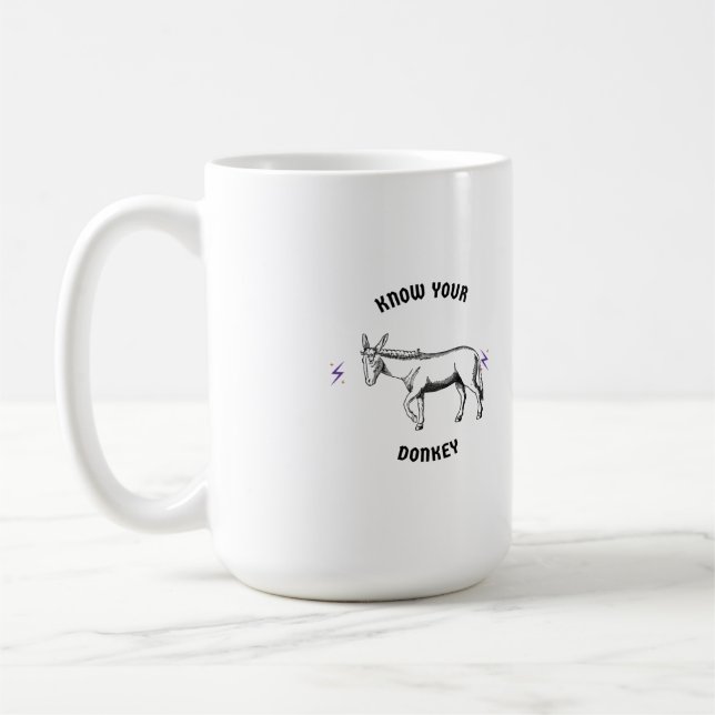 Taza De Café conoce tu burro (Izquierda)