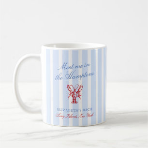 Taza De Café Conócenme en The Hamptons Despedida de soltera