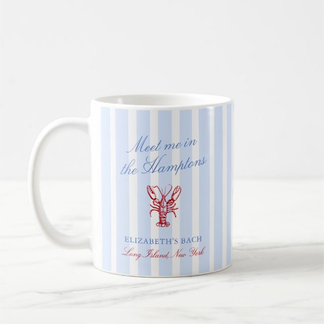 Taza De Café Conócenme en The Hamptons Despedida de soltera (Izquierda)