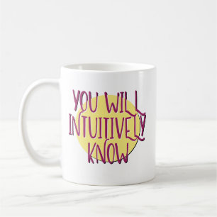Taza De Café Conocerá Intuitivamente el eslogan de recuperación