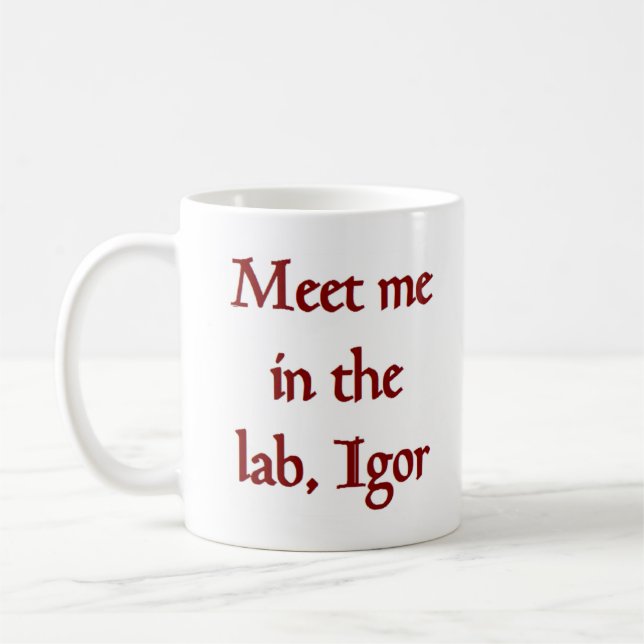 Taza De Café conocerme igor coffee mug (Izquierda)