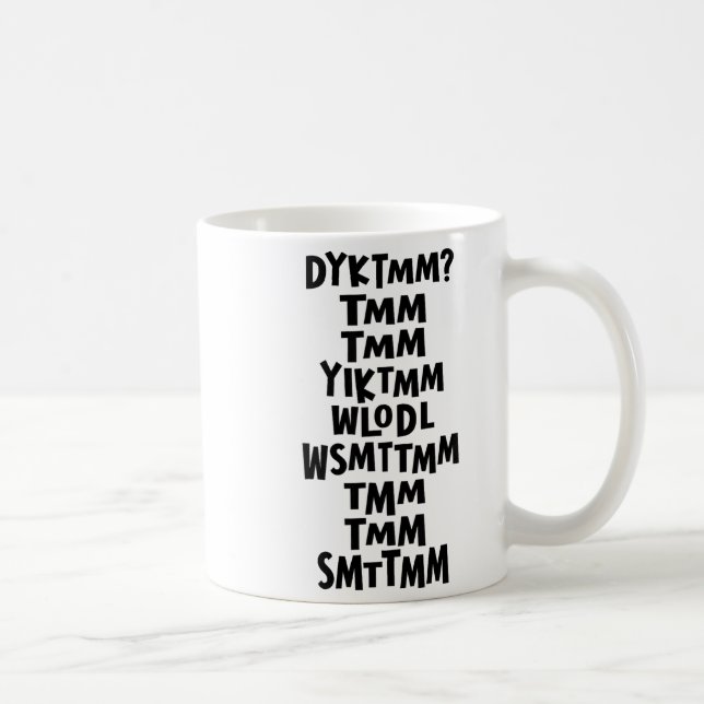 Taza De Café ¿Conoces al Hombre de las Magdalenas Dyktmm Nostal (Derecha)