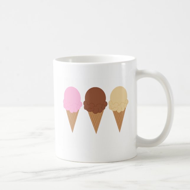 Taza De Café Conos de helado (Derecha)