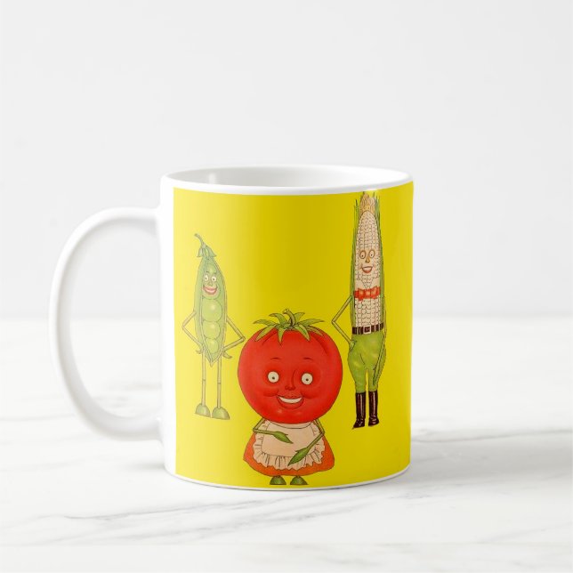 Taza De Café Conozca las verduras (Izquierda)
