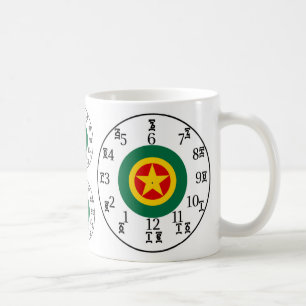 Taza De Café Conozca números amáricos y la estrella del oro e