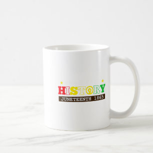 Taza De Café Conozca su historia estadounidense negra 1865 juni