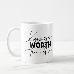 Taza De Café Conozca su Valiosa Inspiradora Cita Motivacional