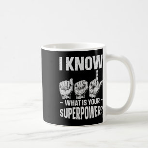 Taza De Café Conozco Asl ¿Cuál es tu signo de conciencia de sup
