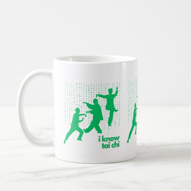 Taza De Café Conozco Tai Chi Matrix (Izquierda)