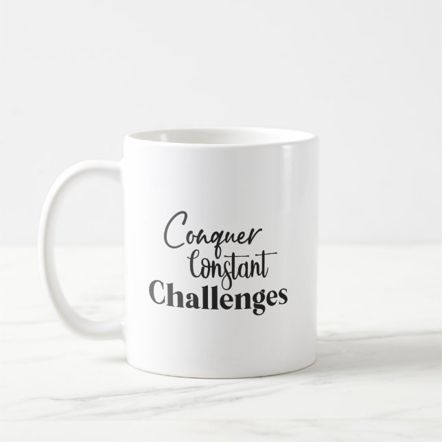 Taza De Café Conquer desafía a los gitanos molestar el éxito mo (Izquierda)