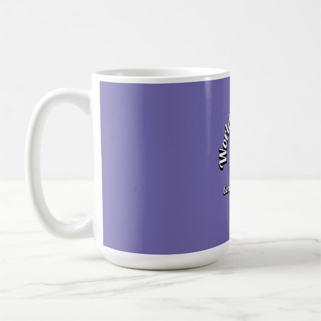 Taza De Café Conquistar Con Esperanza. Día Mundial del Cáncer. (Izquierda)