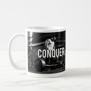 Taza De Café CONQUISTAR - "Construcción de cuerpos" Motivación