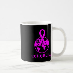 Taza De Café ¡CONQUISTE! el mundo - luchar contra el cáncer de