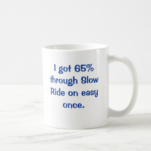 Taza De Café Conseguí el 65% con paseo lento en fácil una vez