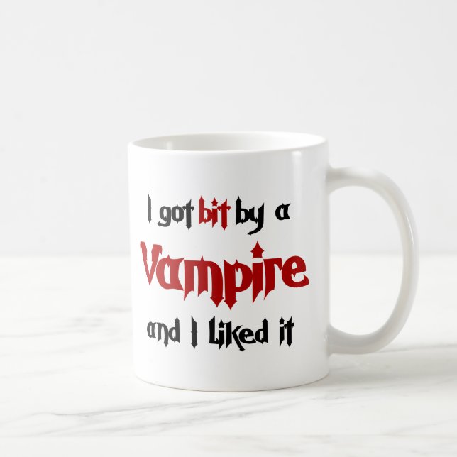 Taza De Café Conseguí el pedazo de un vampiro (Derecha)
