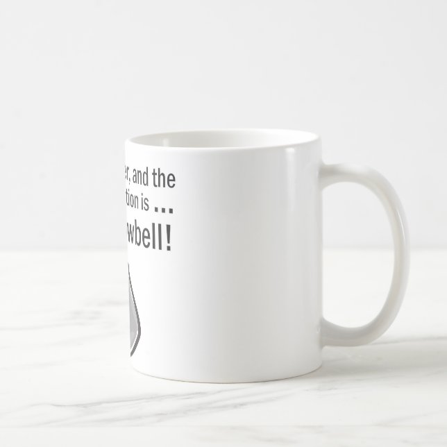 Taza De Café Conseguí tener más cencerro (Derecha)