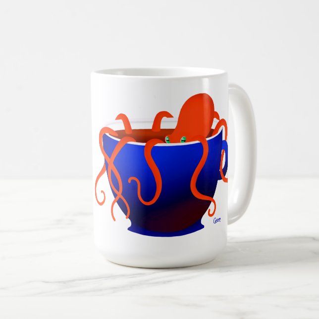 Taza De Café Conseguiré a Kraken - 15 oz.Taza (Anverso derecho)