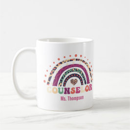 Taza De Café Consejero Colorido Personalizado