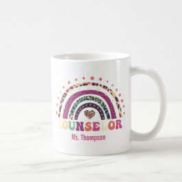 Taza De Café Consejero Colorido Personalizado