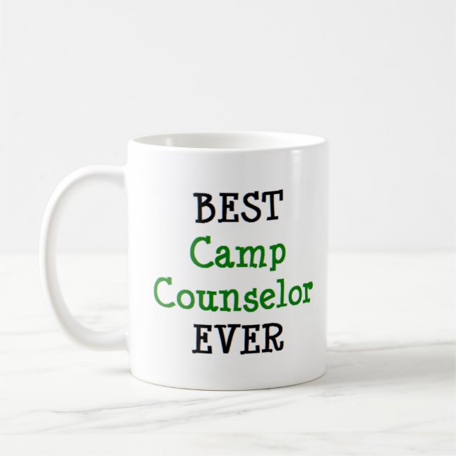 Taza De Café consejero de campamento, mejor (Izquierda)