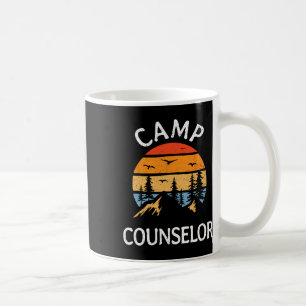 Taza De Café Consejero de campamento Retro verano Director Pers