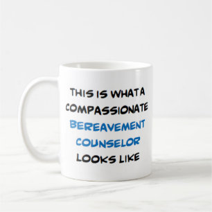 Taza De Café consejero de duelo, compasivo