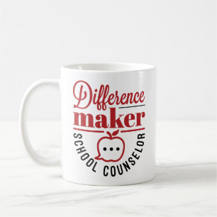 Taza De Café Consejero de escuela responsable de diferencias