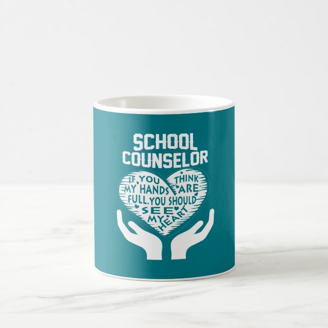 Taza De Café Consejero de la escuela (Centro)