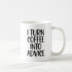Taza De Café Consejero De Orientación Graciosa Que Convierto El