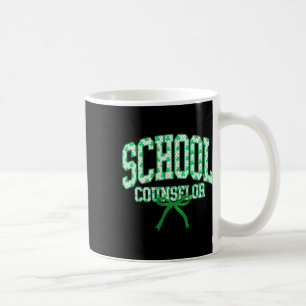 Taza De Café Consejero Escolar Día de San Patricio Lazo Coquett