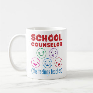 Taza De Café Consejero escolar (el profesor de sentimientos)