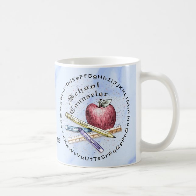 Taza De Café Consejero escolar Mug (Derecha)