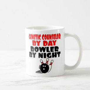 Taza De Café Consejero Genético Ama el Boliche